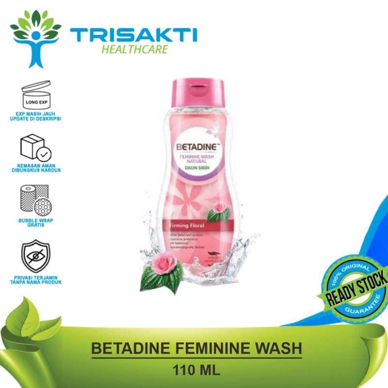 Jual BETADINE FEMININE WASH NATURAL DAUN SIRIH FIRMING FLORAL 110 ML di Seller Trisakti
