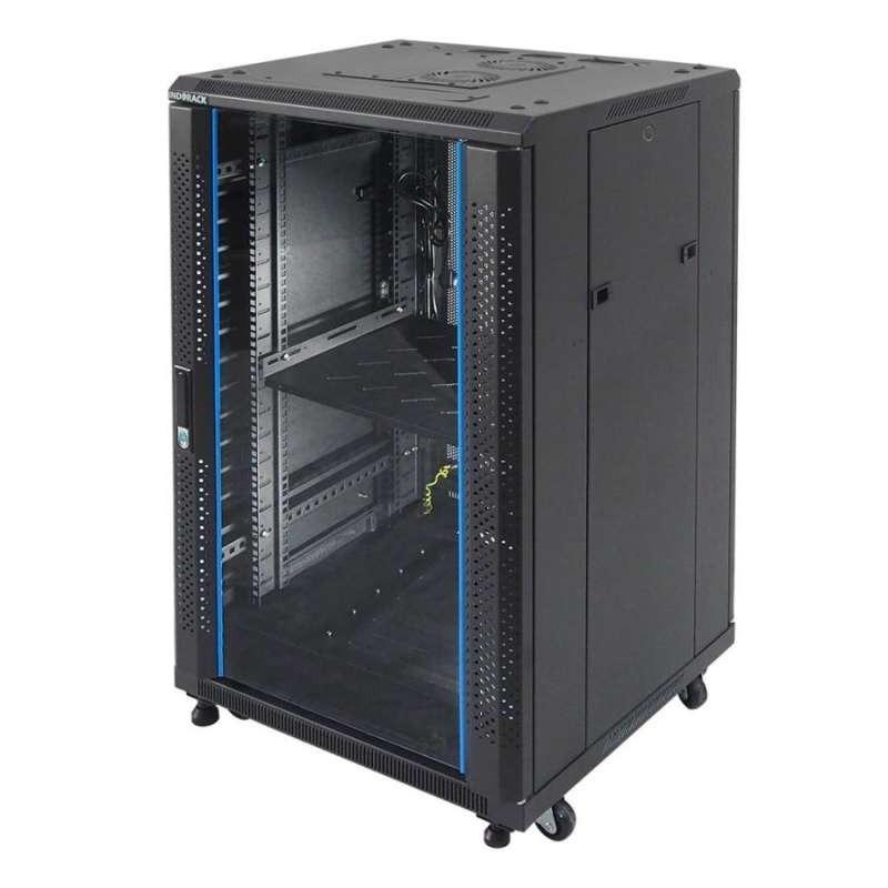 Jual INDORACK Rak Server IR6020G Close Rack Glass Door 19 20U Rack ...