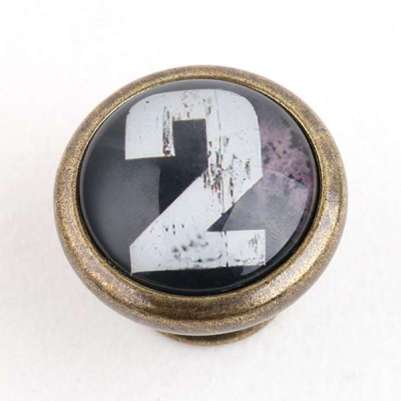 Promo 4x Antique Brass Drawer Round Pulls Cupboard Bin Knob