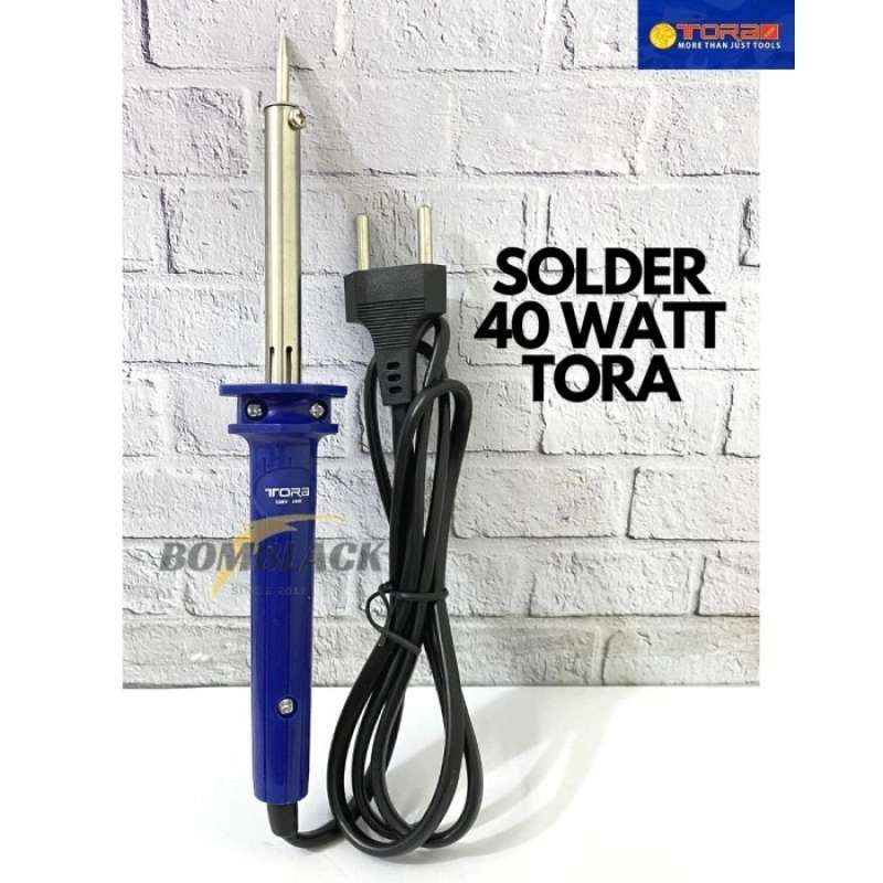 Jual Solder Tangan 40 Watt TORA Soldering Iron Listrik Timah HIGH
