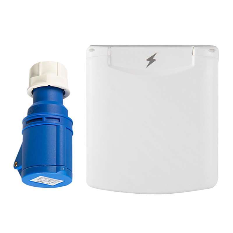 Jual RV Exterior Power Plug and Socket IP44 Wall Outlets for Outdoor