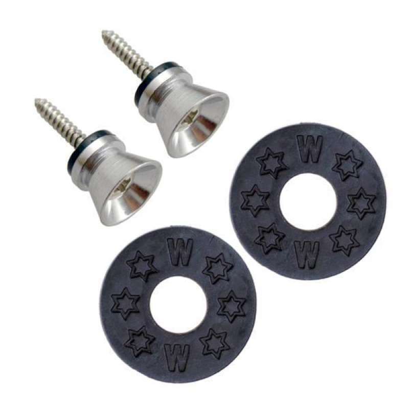 Promo 5xGuitar Strap Lock Pin Peg+Guitar Strap Anti Slip Buckle Washer
