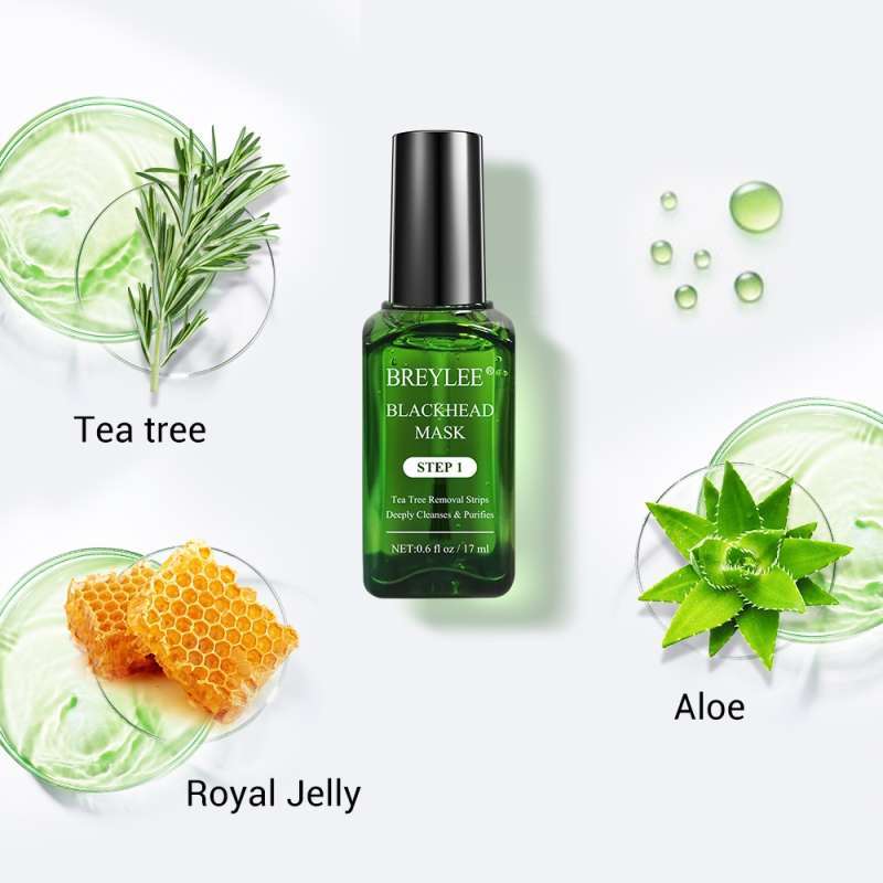 Promo BREYLEE Acne Treatment Serum Blackhead Mask Cream Vitamin C