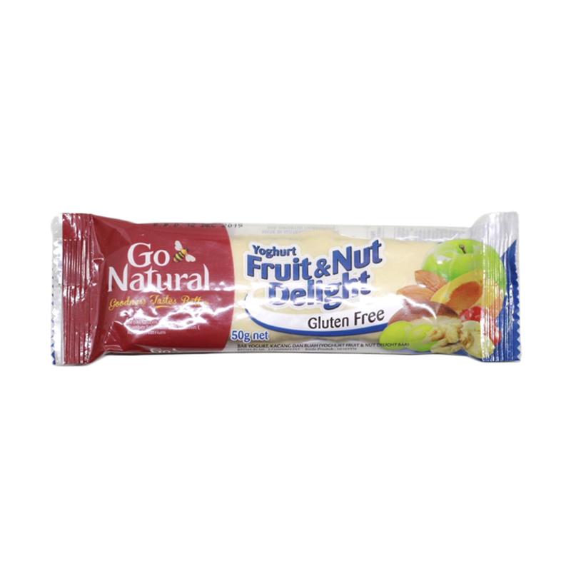 Jual Go Natural Healthy Yoghurt Fruit & Nut Bar Biskuit [50 g] di