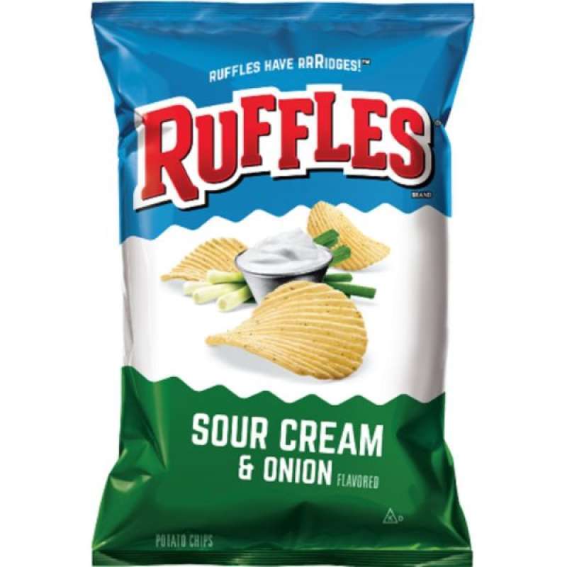 Jual Ruffles Sour Cream & Onion [6.5 Oz] Di Seller Ranch Market ...