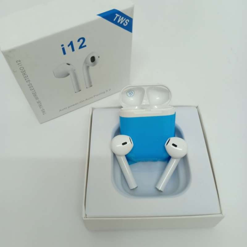 Promo HANDSFREE HF BLUETOOTH I12 TWS WIRELESS EARPHONE di Seller