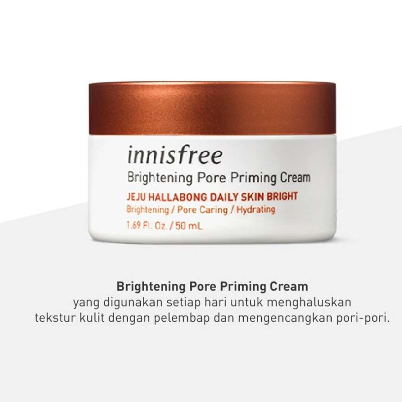 Jual Innisfree Brightening Pore Priming Cream Jeju Hallabong Daily