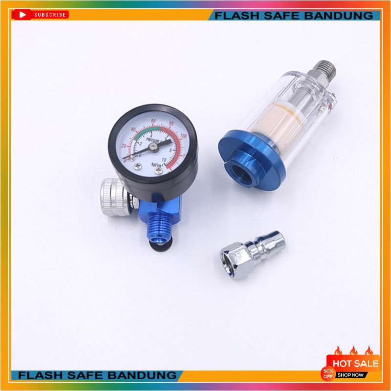 Promo Filter Udara Spray Gun Water Filter Air Pressure Regulator With G