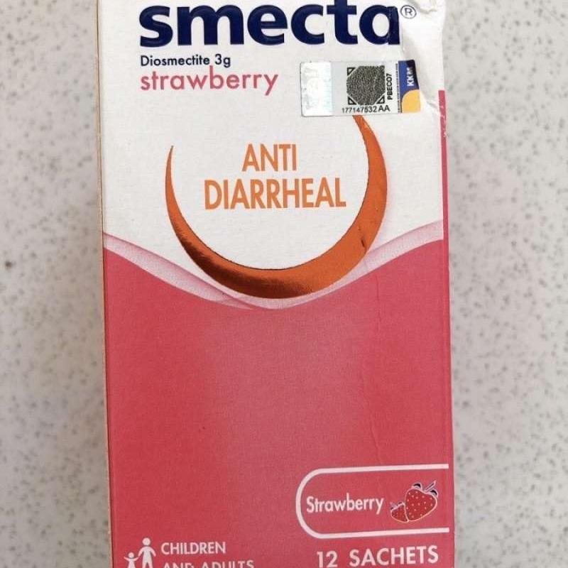 Jual Smecta Strawberry Anti Diarrheal 12sachet di Seller donkistore
