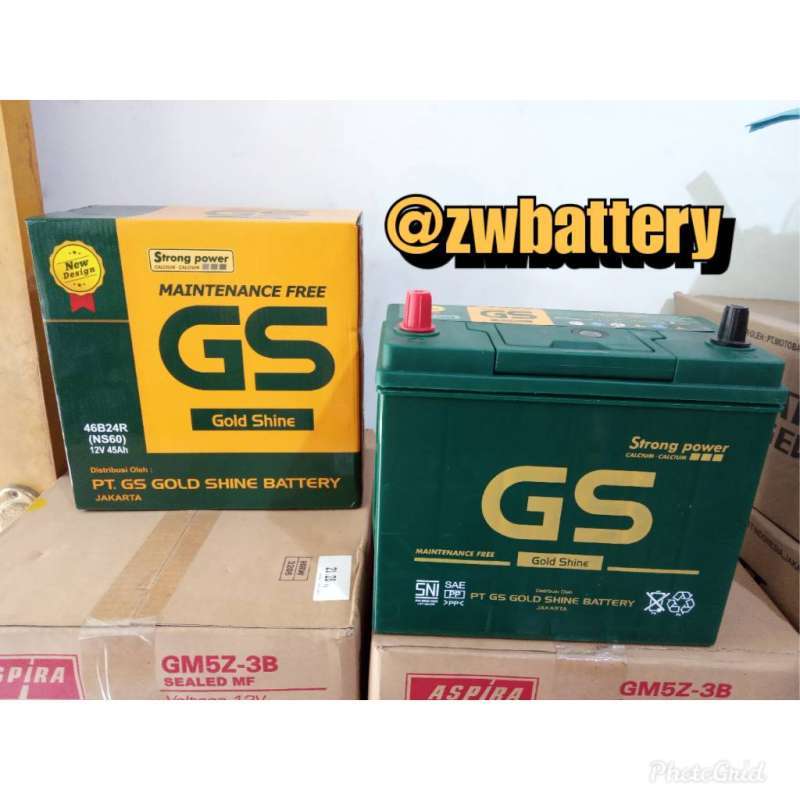 Promo Aki Mobil Terios, Xenia, Rush, Luxio Gs Mf Ns60 Aki Kering 12v