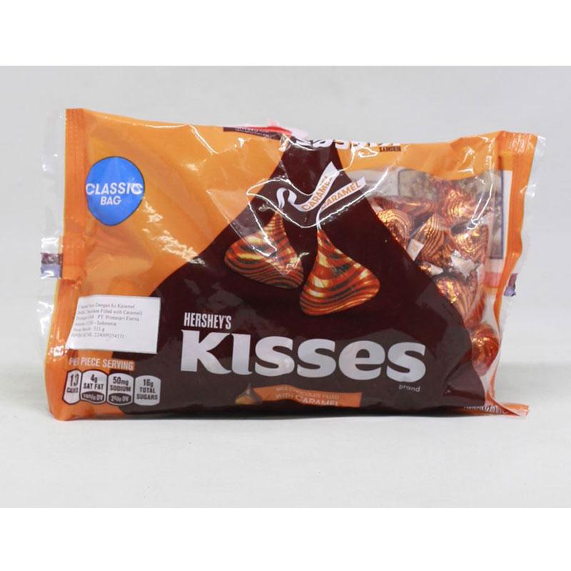 Jual HERSHEY KISSES MILK CHOCO CARAMEL 11 OZ di Seller Papaya Fresh