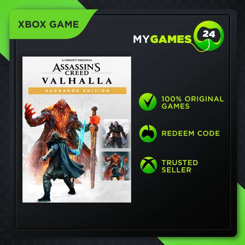 Jual Assassins Creed valhalla Ragnarok xbox one series XS redeem Code
