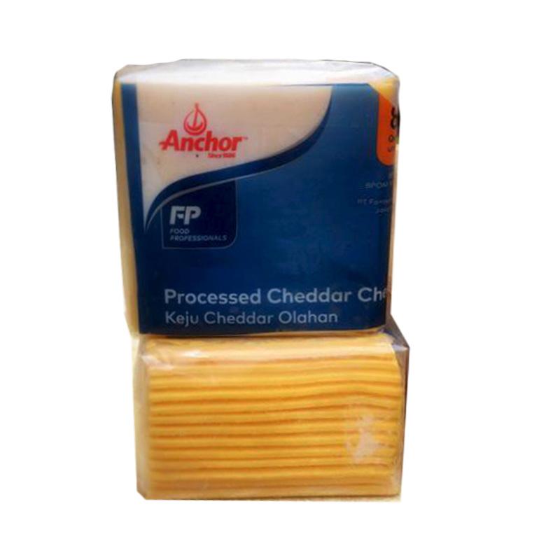 Jual Anchor Red Cheddar Cheese / Keju Cheddar Merah Slice Repack 28 Pcs