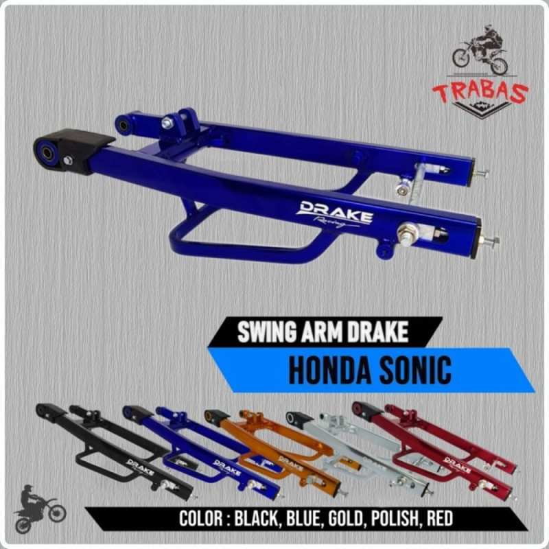 Jual Swingarm Honda Sonic Swing Arm Supra Gtr 150Cc Sasis Ayun Drake Racing Kode 107 BIRU di