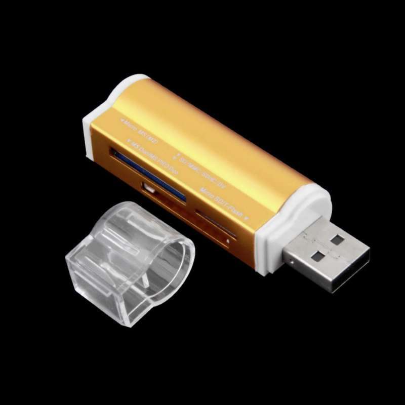 Jual All In One Multi Memory Card Reader Usb Flashdisk 2016 Hitam Di ...