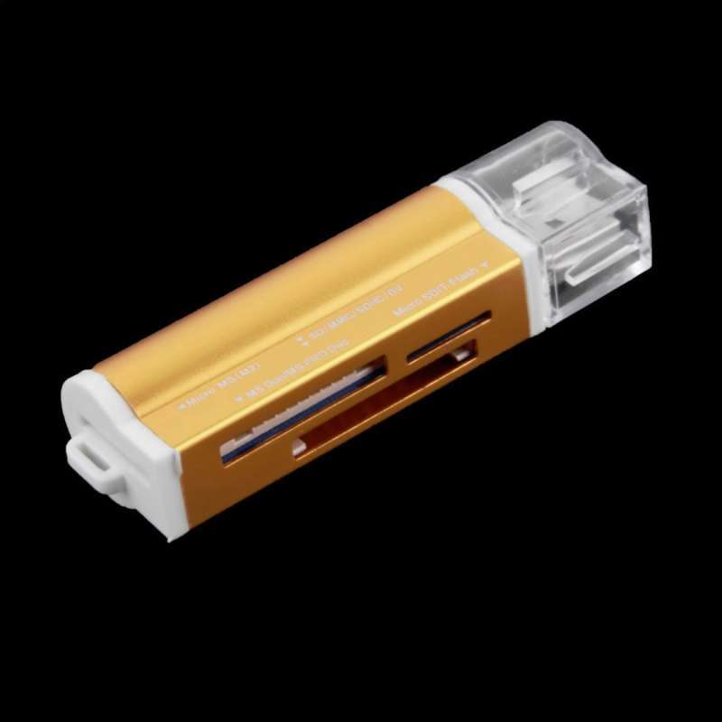 Jual All In One Multi Memory Card Reader Usb Flashdisk 2016 Hitam Di ...