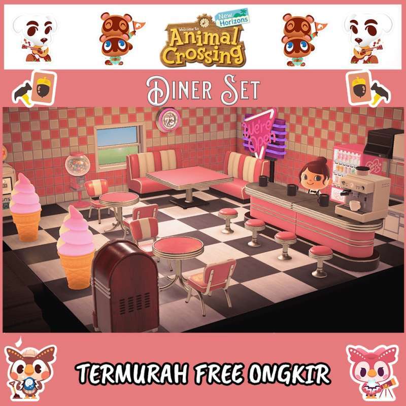 Jual [Set] Diner Complete Furniture Animal Crossing New Horizon ACNH