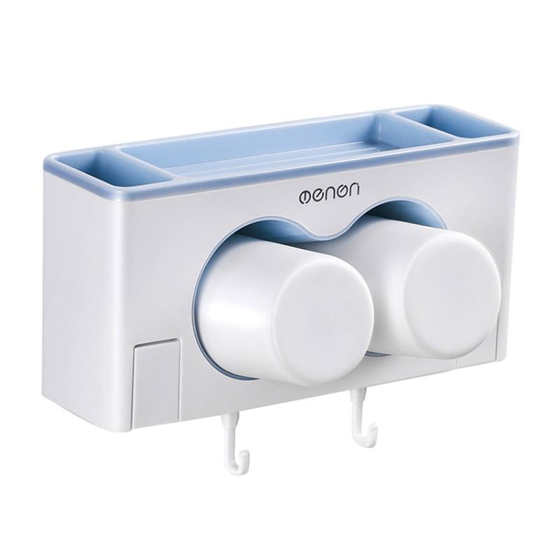 Jual HIKEA Couple Toothbrush Water Cup Holder Set Toiletries Box di