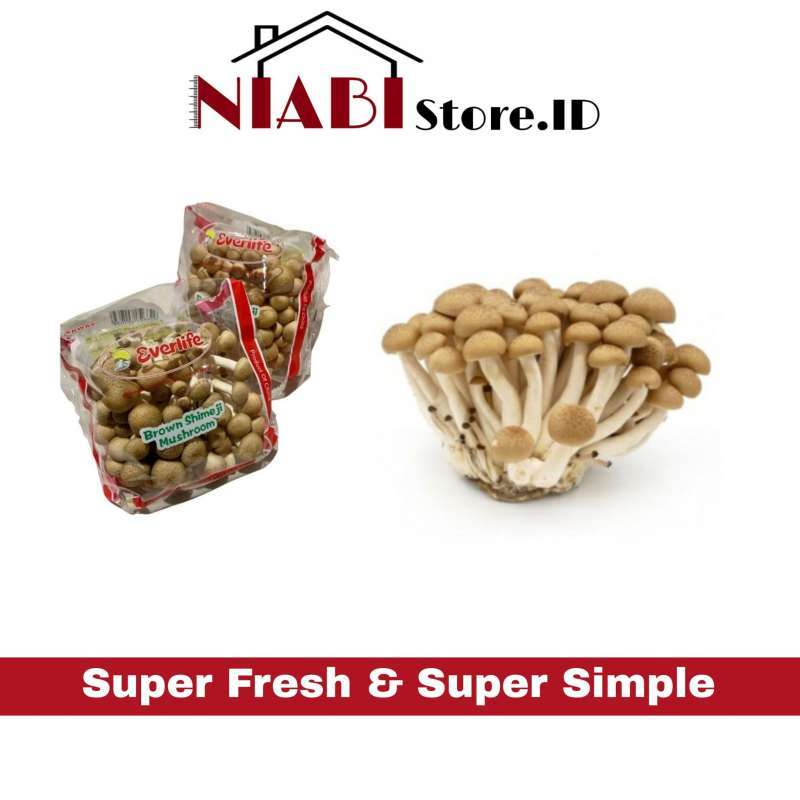 Jual jamur shimeji coklat per pack di Seller Niabistore.id Karawaci