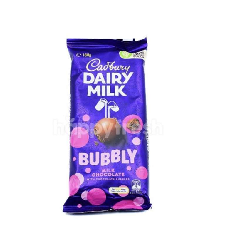 Jual Cadbury Dairy Milk Bubbly Milk Chocolate 160g Di Seller Bisquitto