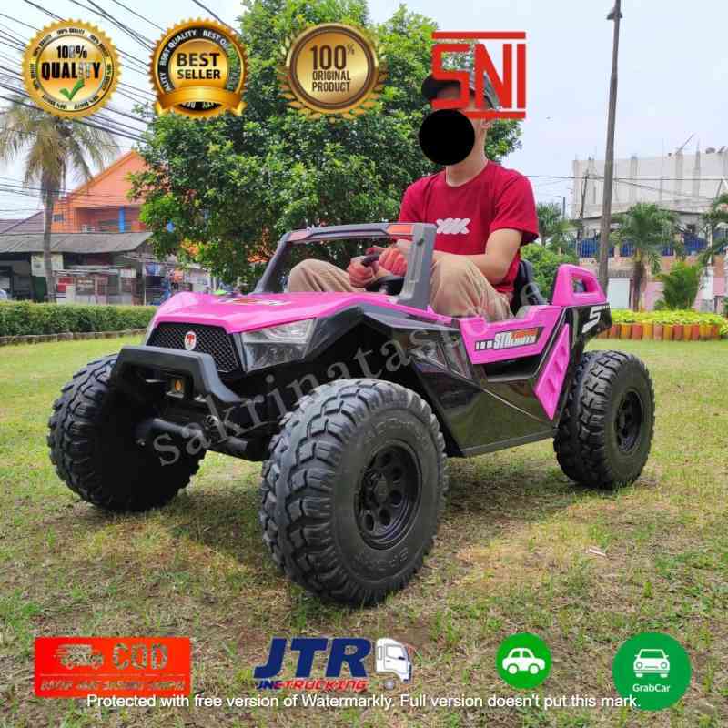 Jual Mainan Aki Anak mobil OFFROAD - JEEP BUGGY MONSTER - YUKITA 1928