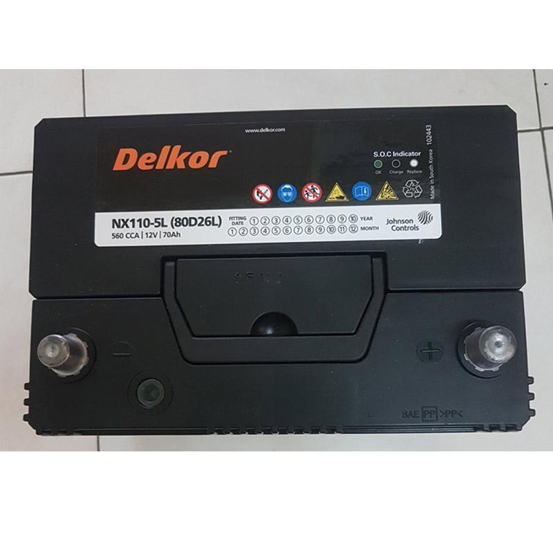 Promo Aki Delkor 80d26l for Toyota Kijang Innova diesel. pajero sport ...
