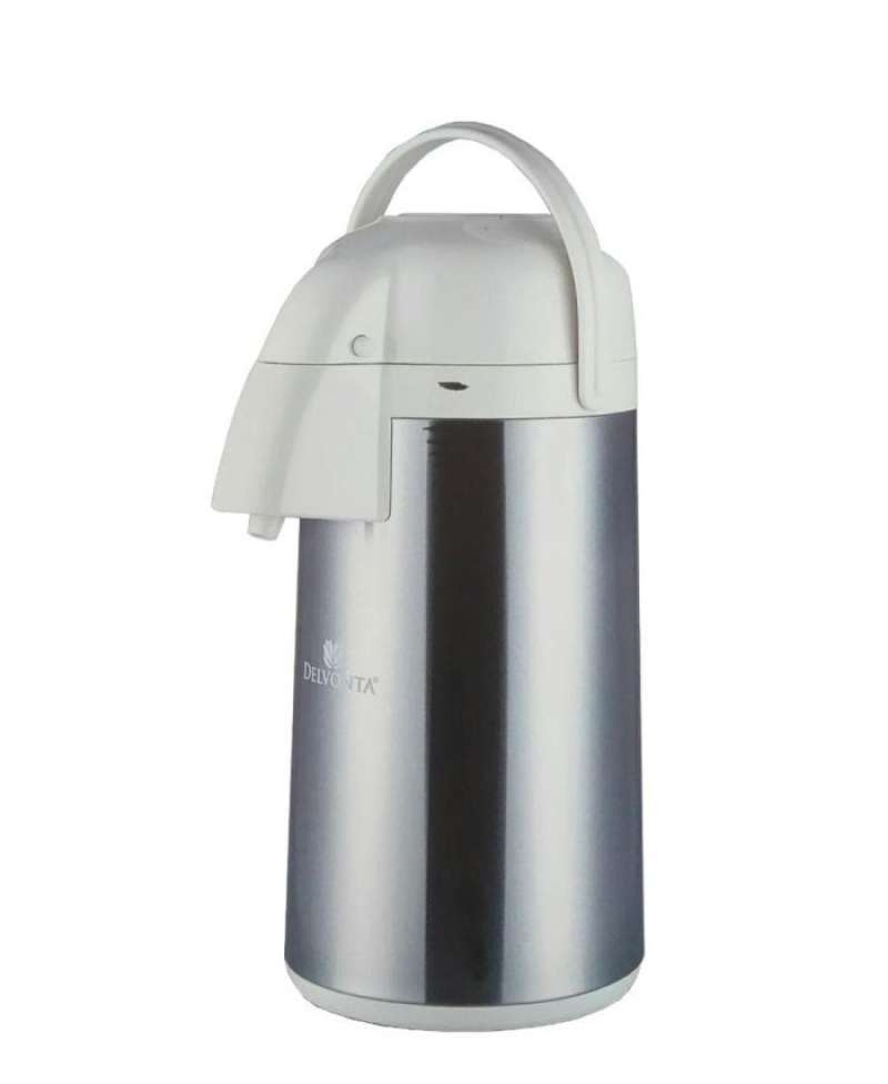 Promo Delvonta Vacuum Airpot Thermos Air Panas Dingin Pencet 3 Liter