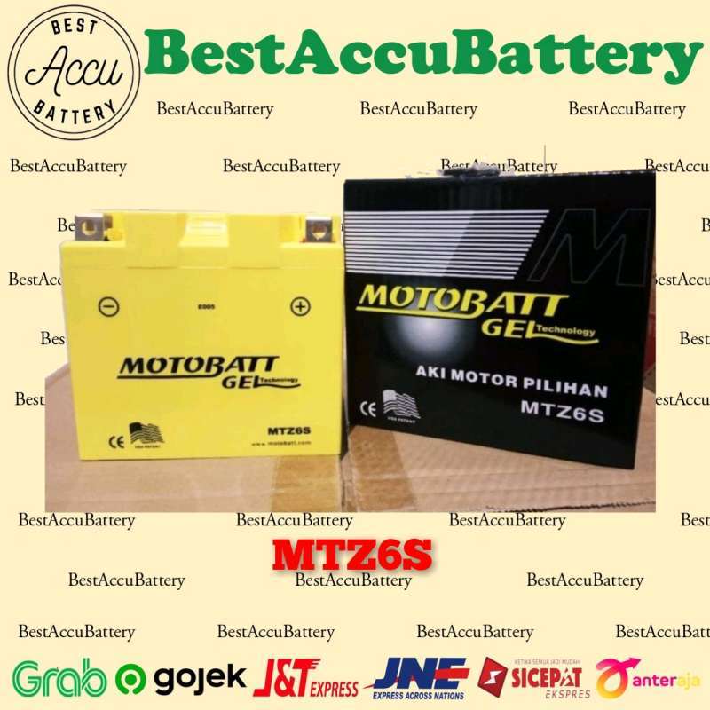 Promo Aki Motor Honda Supra GTR 150, Sonic 150 MTZ6S Aki Gel Diskon 45%