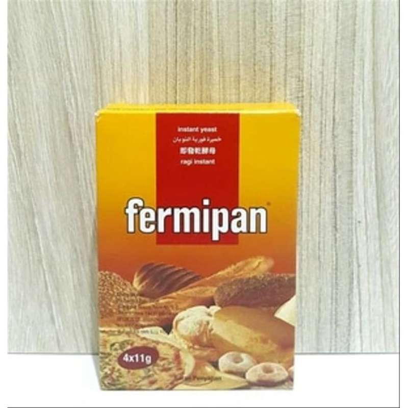 Jual Ragi Instant Fermipan 1Box 4sachet Ragi Kering Untuk roti dan ...