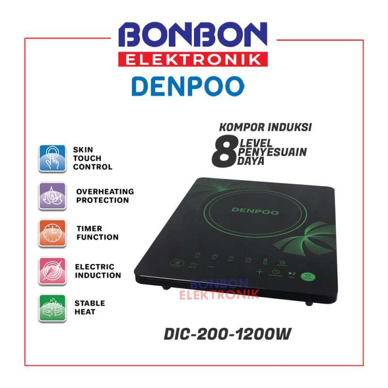 Jual Denpoo Kompor Induksi Listrik Low Watt DIC 2001200 / Induction Cooker di Seller Bonbon