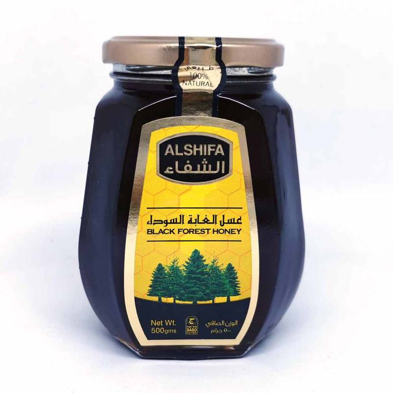 Promo AL SHIFA HONEY Black Forest Honey Madu Hitam Original 500 G promo-al-shifa-honey-black-forest-honey-madu-hitam-original-500-g