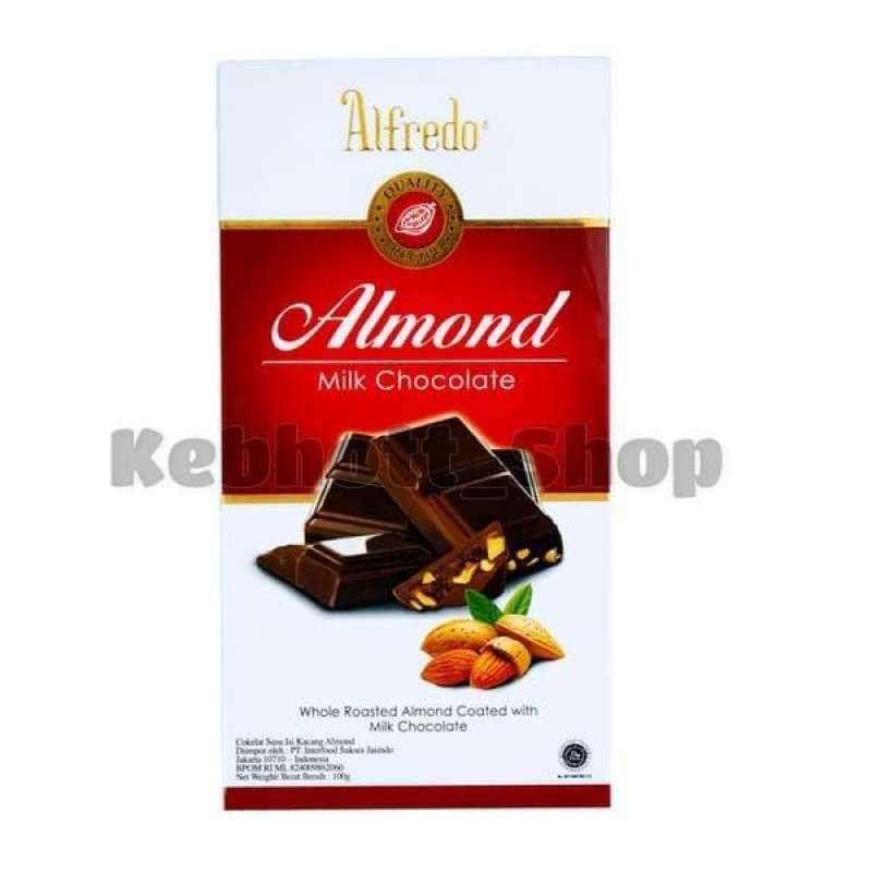 Jual Alfredo Almond Milk Chocolate Whole Roasted Coated Milk