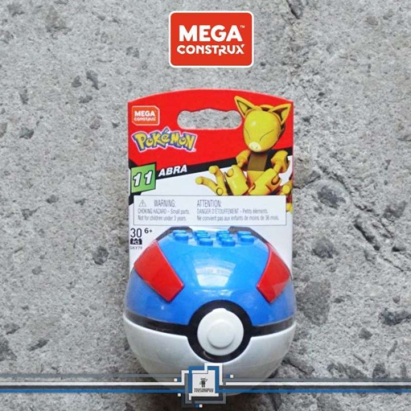 Jual MEGA CONSTRUX POKEMON POKEBALL ABRA LEGO BRICKS POKE BALL MATTEL