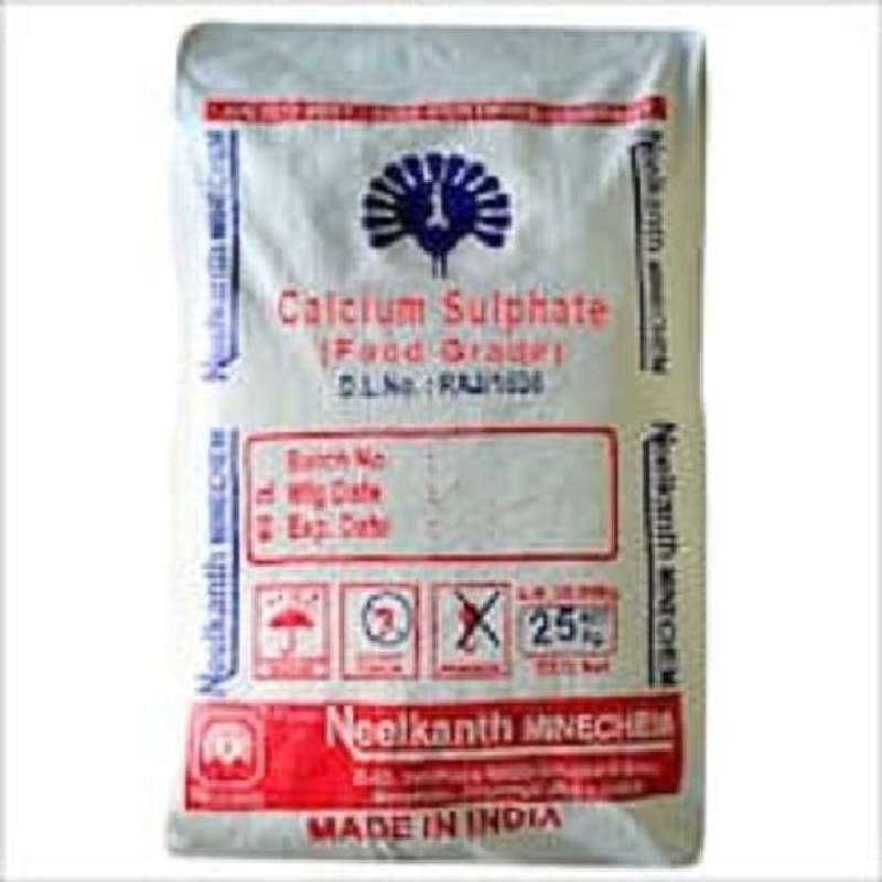 Jual Kalsium Sulfat / Calcium Sulfate food grade 100 gram / 100gr di
