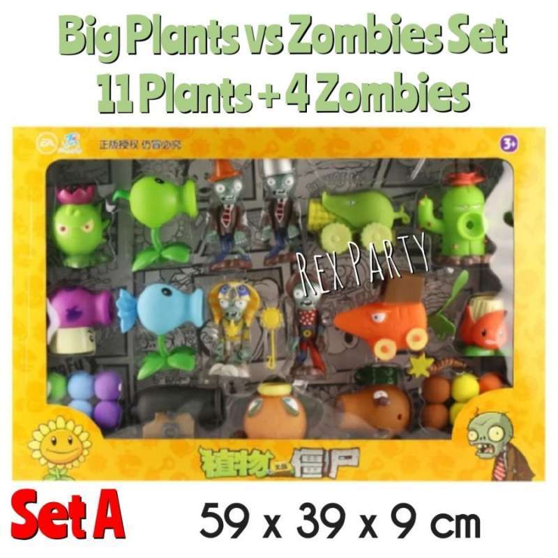 Jual Plants Vs Zombies Set Besar/Big Size Plants Vs Zombies/Plant Vs