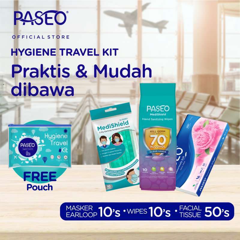 Promo Paseo Hygiene Travel Kit Diskon 15 di Seller Paseo Official