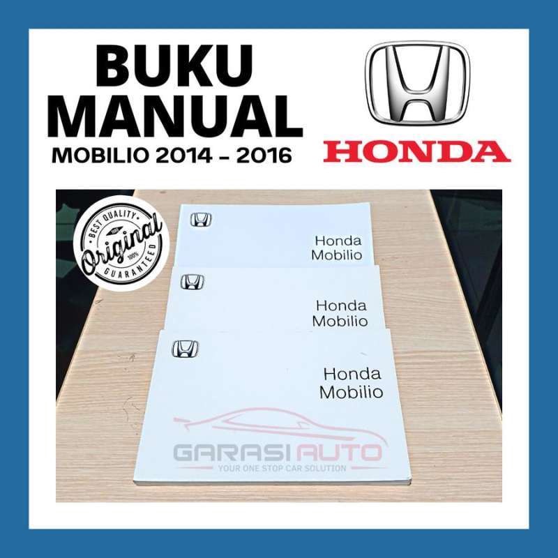Jual Buku Panduan Manual Book HONDA Mobilio E RS S AT MT 2014 2016