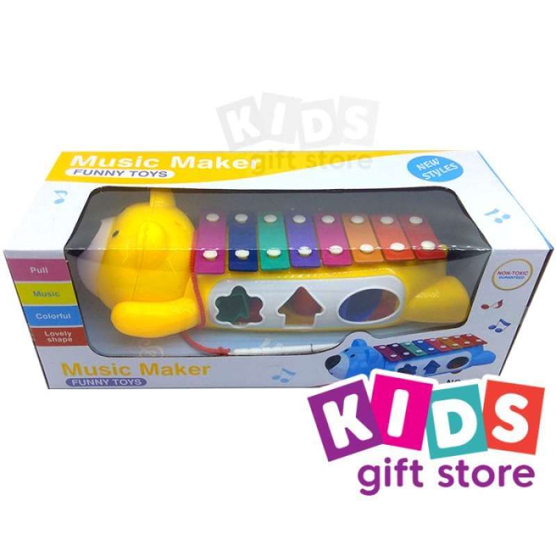 Jual Alat Musik Xylophone Music Maker Bear Mainan Anak di Seller