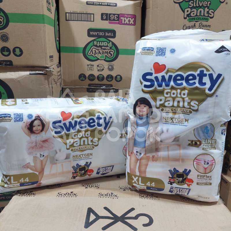 Jual Sweety Gold Pants Tipe Celana (Size XL / 44 pcs) di Seller Raja