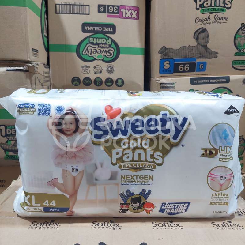 Jual Sweety Gold Pants Tipe Celana (Size XL / 44 pcs) di Seller Raja