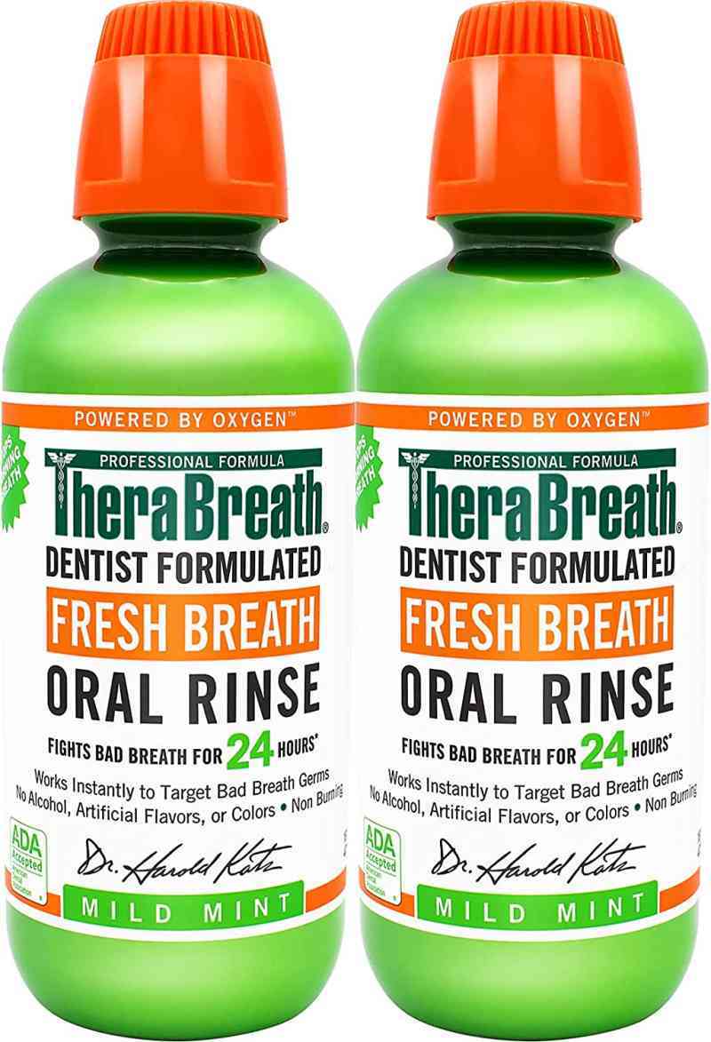 Jual TheraBreath Fresh Breath Dentist Formulated Oral Rinse 473 ml di