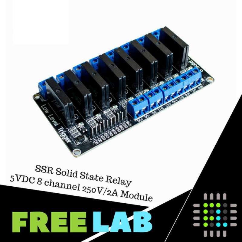 Promo Ssr Solid State Relay Module 8 Channel 5v Dc Untuk Arduino Diskon ...