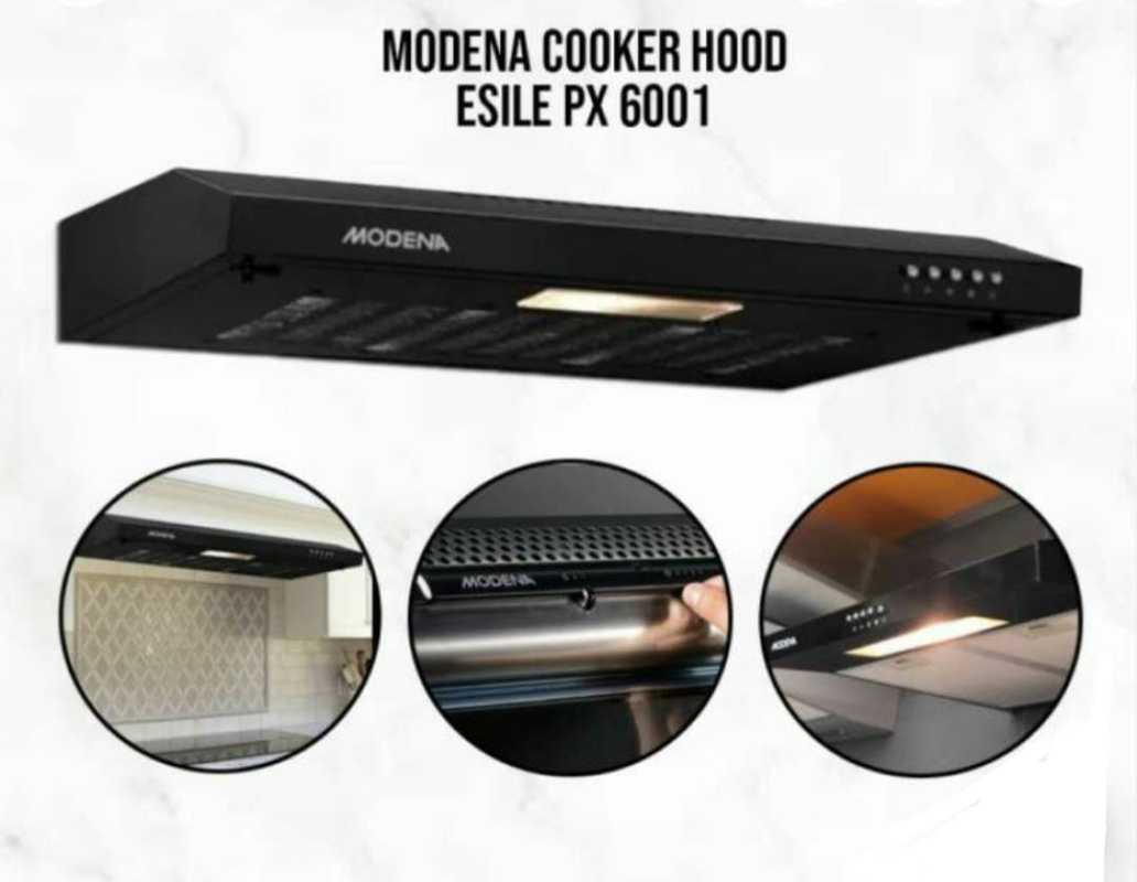 Jual COOKER HOOD MODENA PX6001 PENGHISAP ASAP DAPUR PX 6001 60cm (MEDAN
