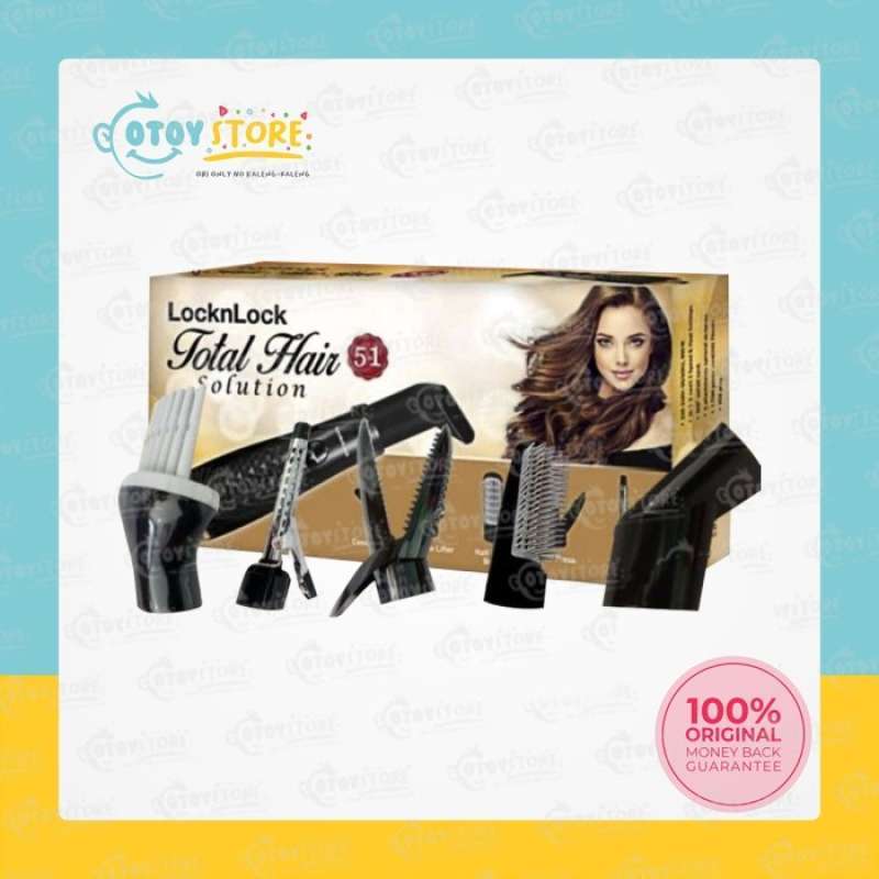 Jual LocknLock Total Hair Solution Set ENA118BLK / Lock&lock Catokan ...