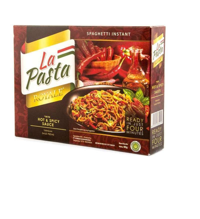 Jual LA PASTA SPAGHETTI HOT&SPICY SAUCE 90GR di Seller FRESTIVE ...