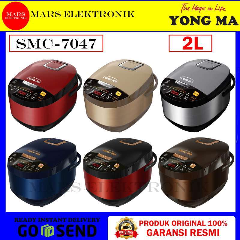 Jual RICE COOKER YONG MA SMC7047 NEW UPGRADE / 2 LITER / SMC 7047