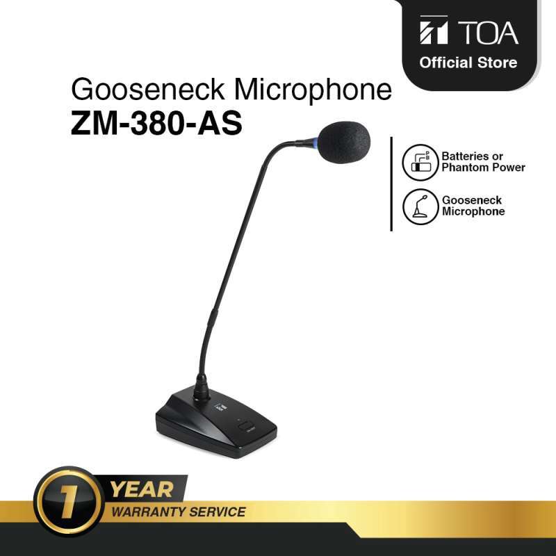 Jual TOA ZM380AS Gooseneck Microphone di Seller TOA Indonesia
