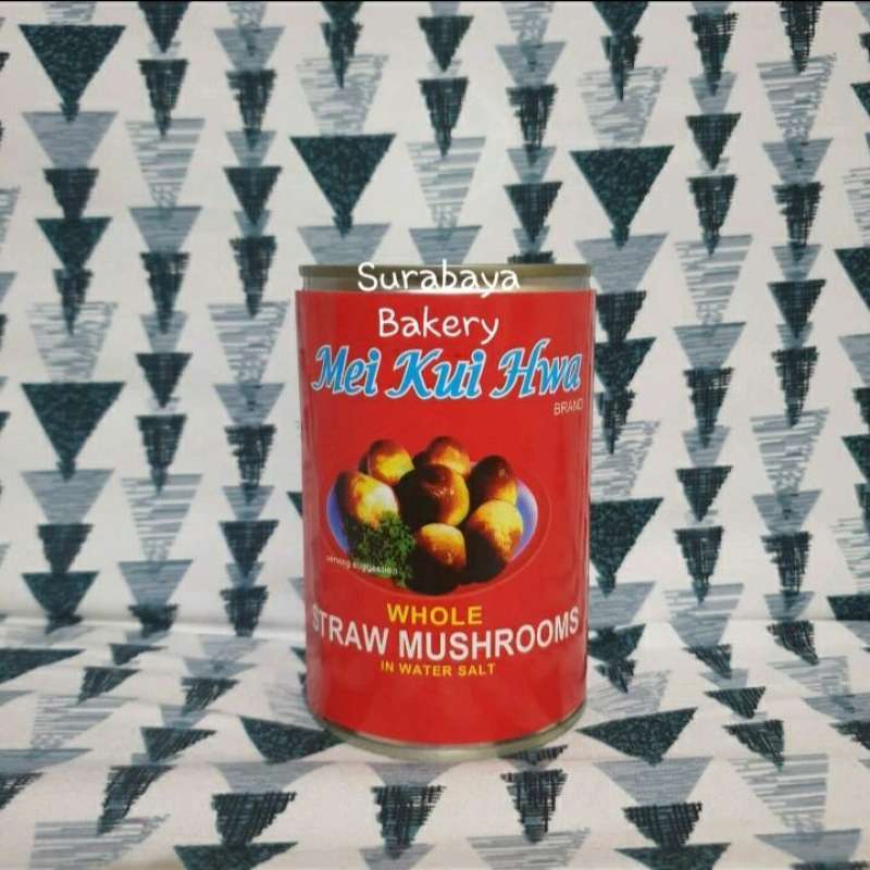 Jual Jamur Merang Kaleng / Whole Straw Mushroom Mei Kui Hwa 425gr di