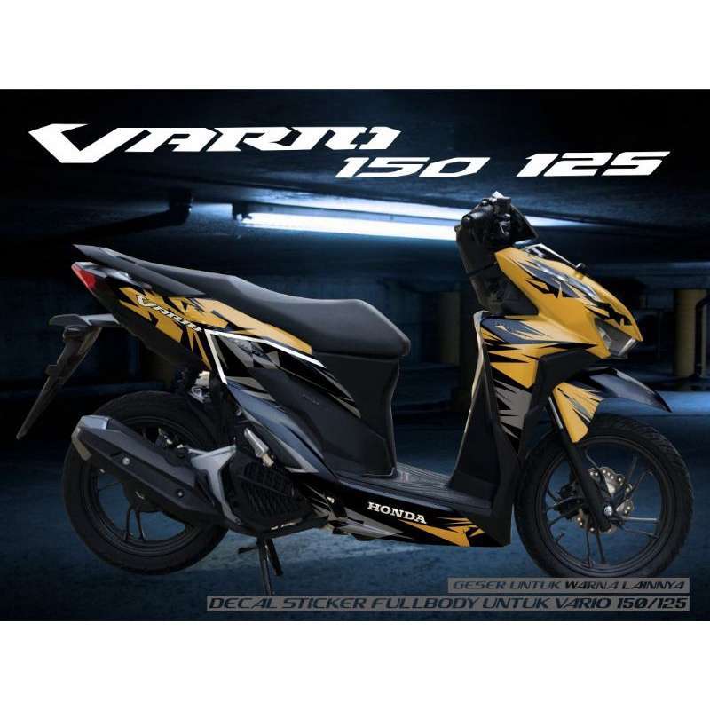 Jual Stiker Decal Honda Vario 125-150 Stiker Striping Full Body Custom