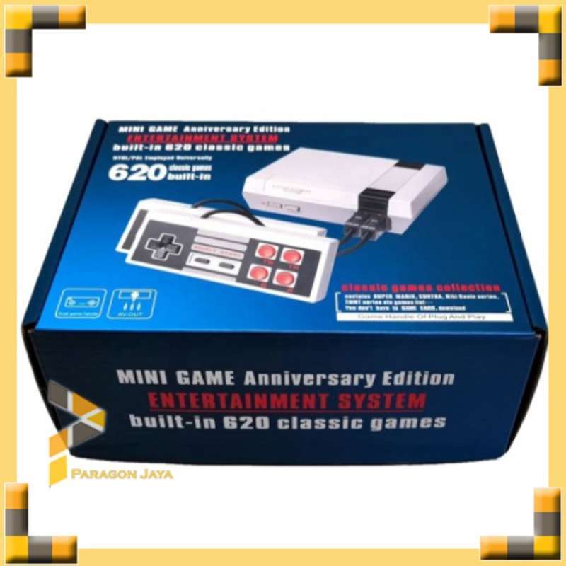 Jual OEM Nintendo NES Clone 620 Game Retro Mini Game Built in 620 Classic Games di Seller